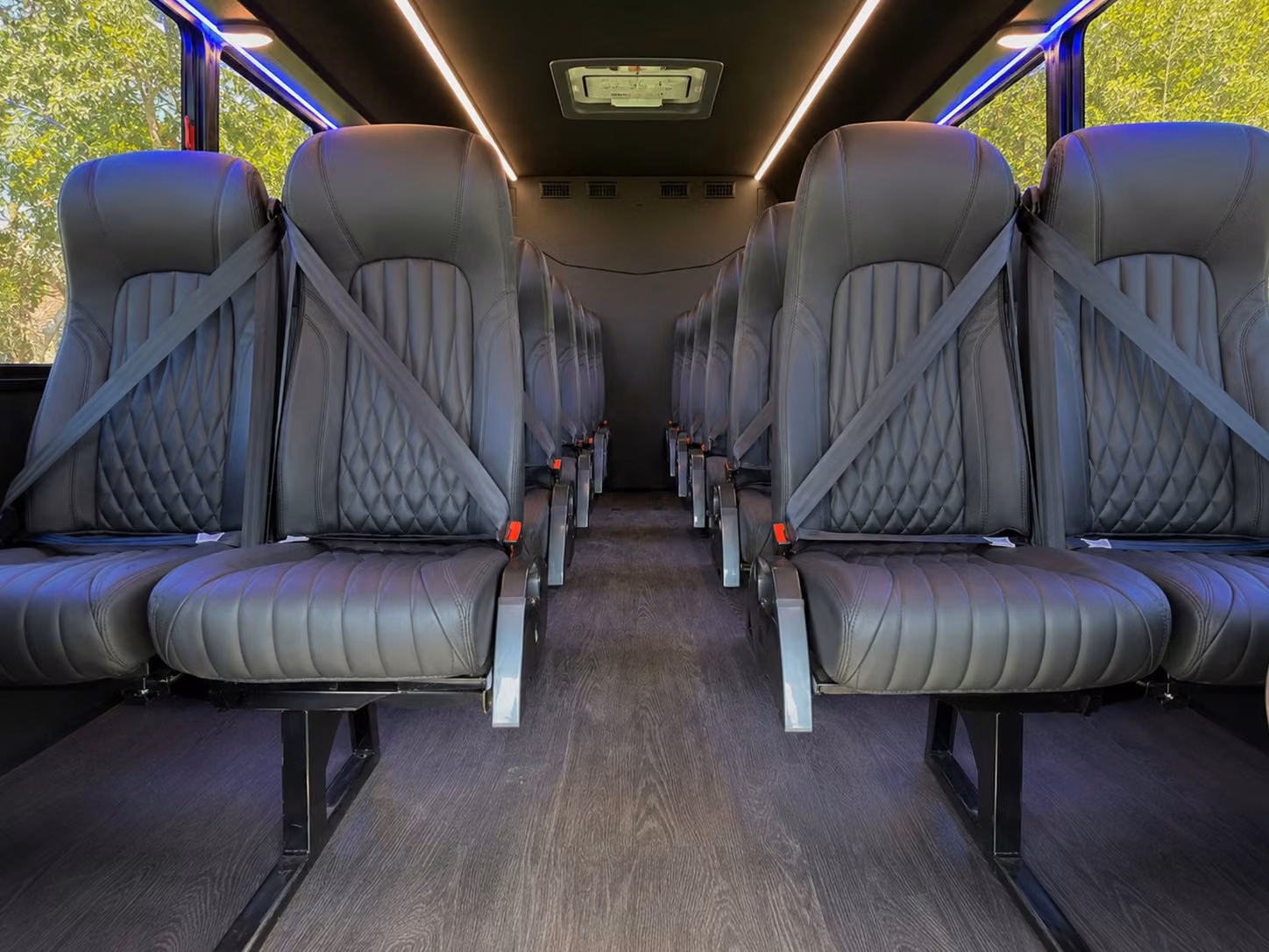 20 passenger minibus interior