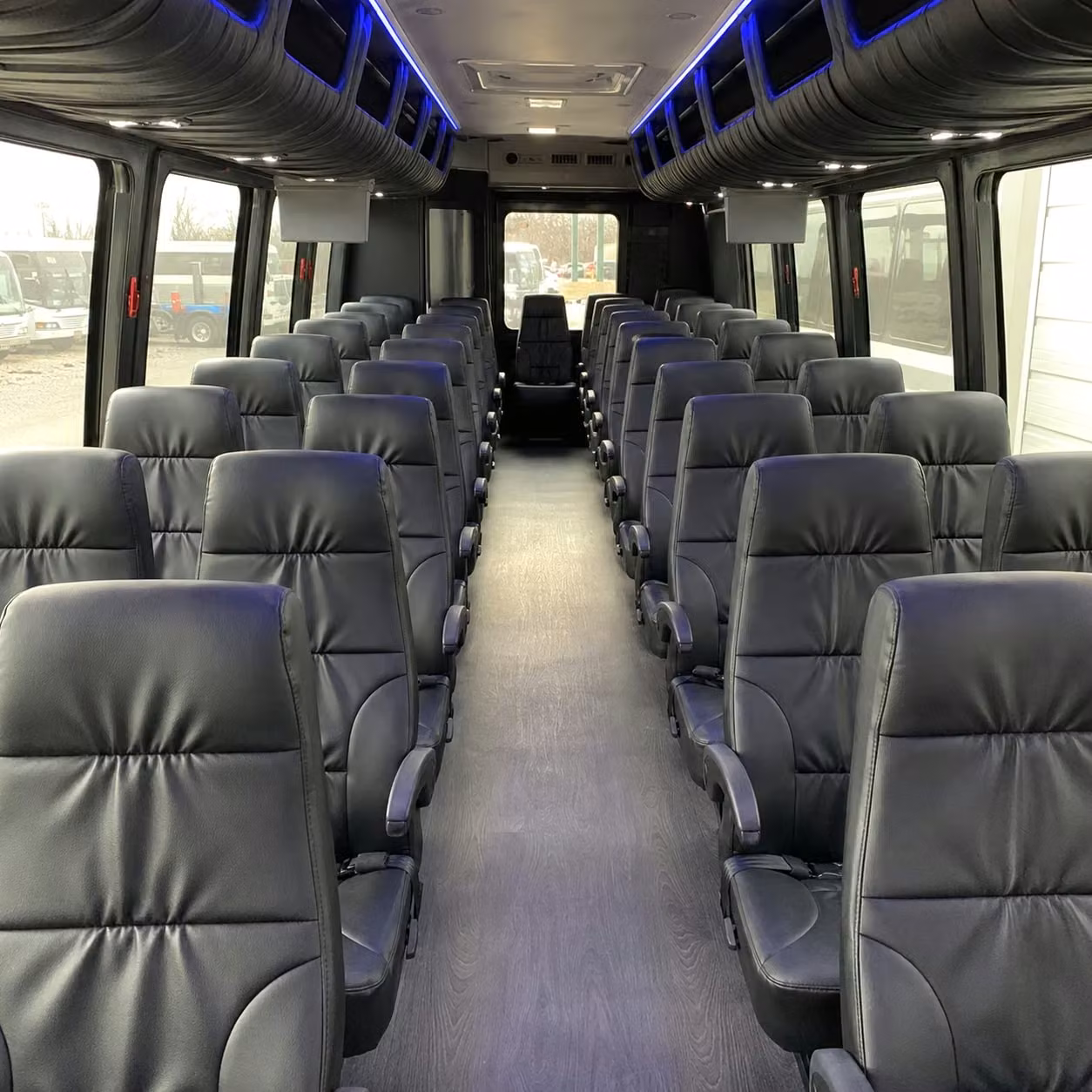 30 passenger minibus interior