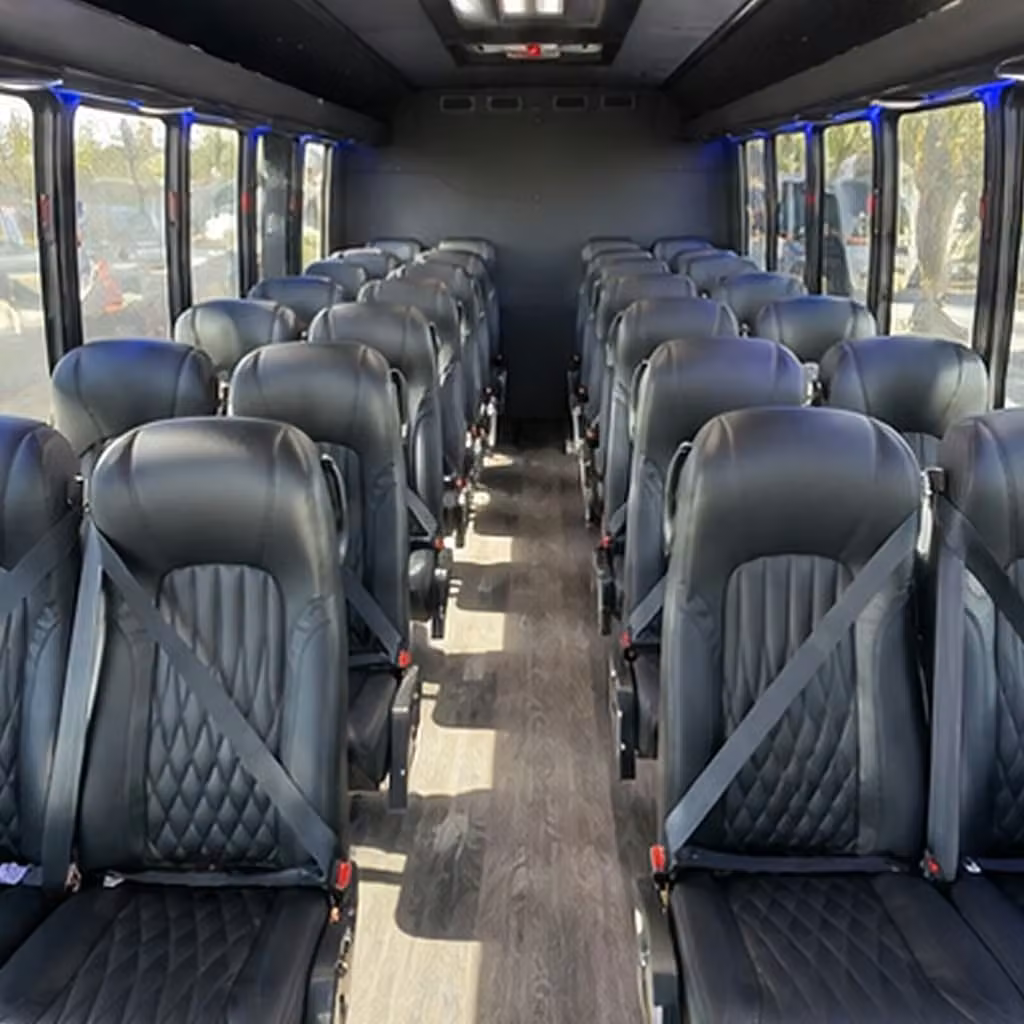 minibuses and charter buses are available for larger mesquite prom groups